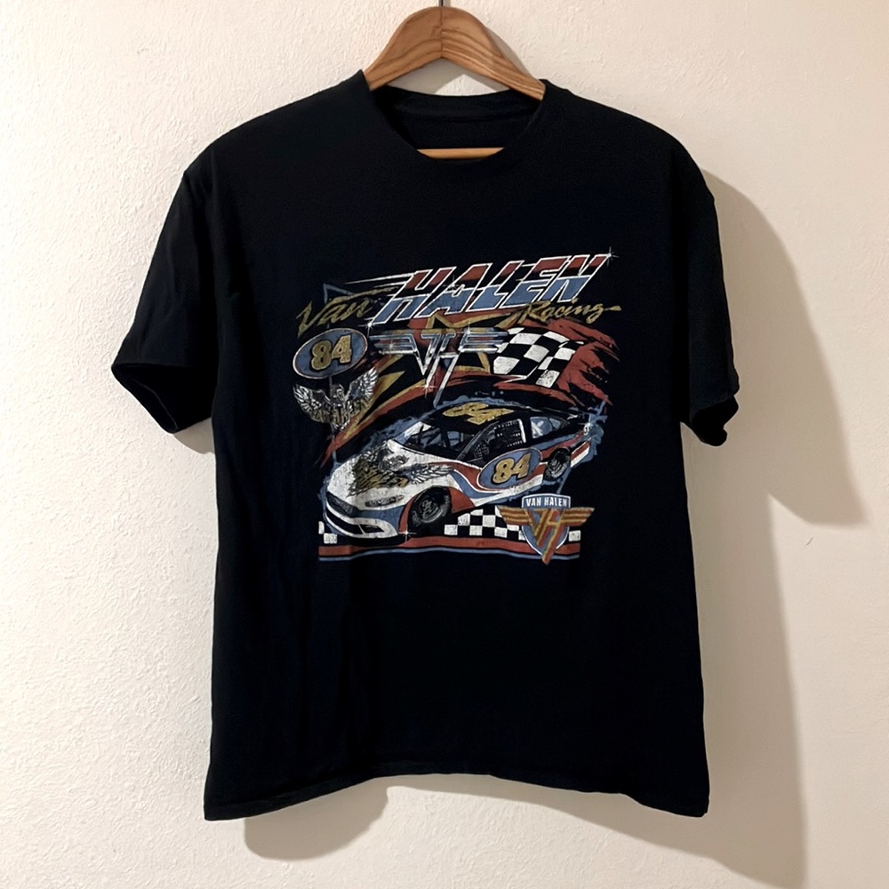 Black Graphic Racing T-Shirt